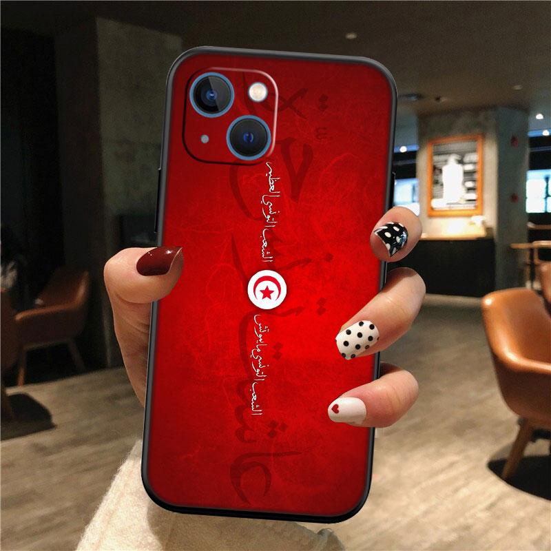 IK72 Tunisian Flag Passport Shell Phone Case for Samsung Galaxy Note 10 20 S23 S24 S25 Ultra FE Plus Edge Lite A02S A35 A07 A17