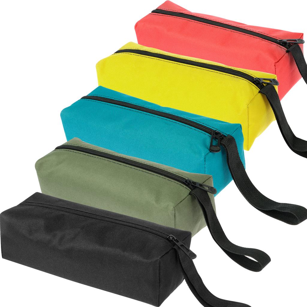 Handwerkzeugtasche Dicke Canvas-Tasche für Kleinteile Schraubendreher Schraubenschlüssel Pinzetten Bohrer-Bit Organizer-Tasche Wasserdichte Reißverschlusstasche