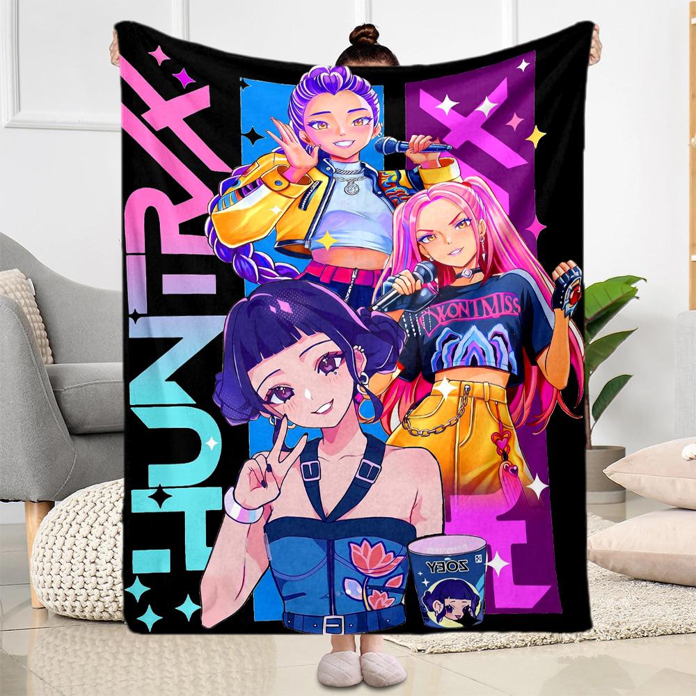 Huntress Power Squad Blanket Soft & Cozy Great for Bed Livingroom Chair Four Seasons Universal Modern Style Birthday Christmas Gift Blanket