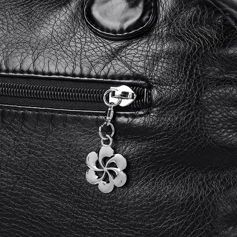 Stylish PU Leather Handbag for Women – Vintage Design with Braided Detail and Multiple Pockets, Perfect for Daily Use