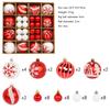 12/44PCS Christmas Balls Ornament Christmas Tree Gold Red Pink Ball Pendant Hanging Decor Christmas Decoration 2025 Navidad