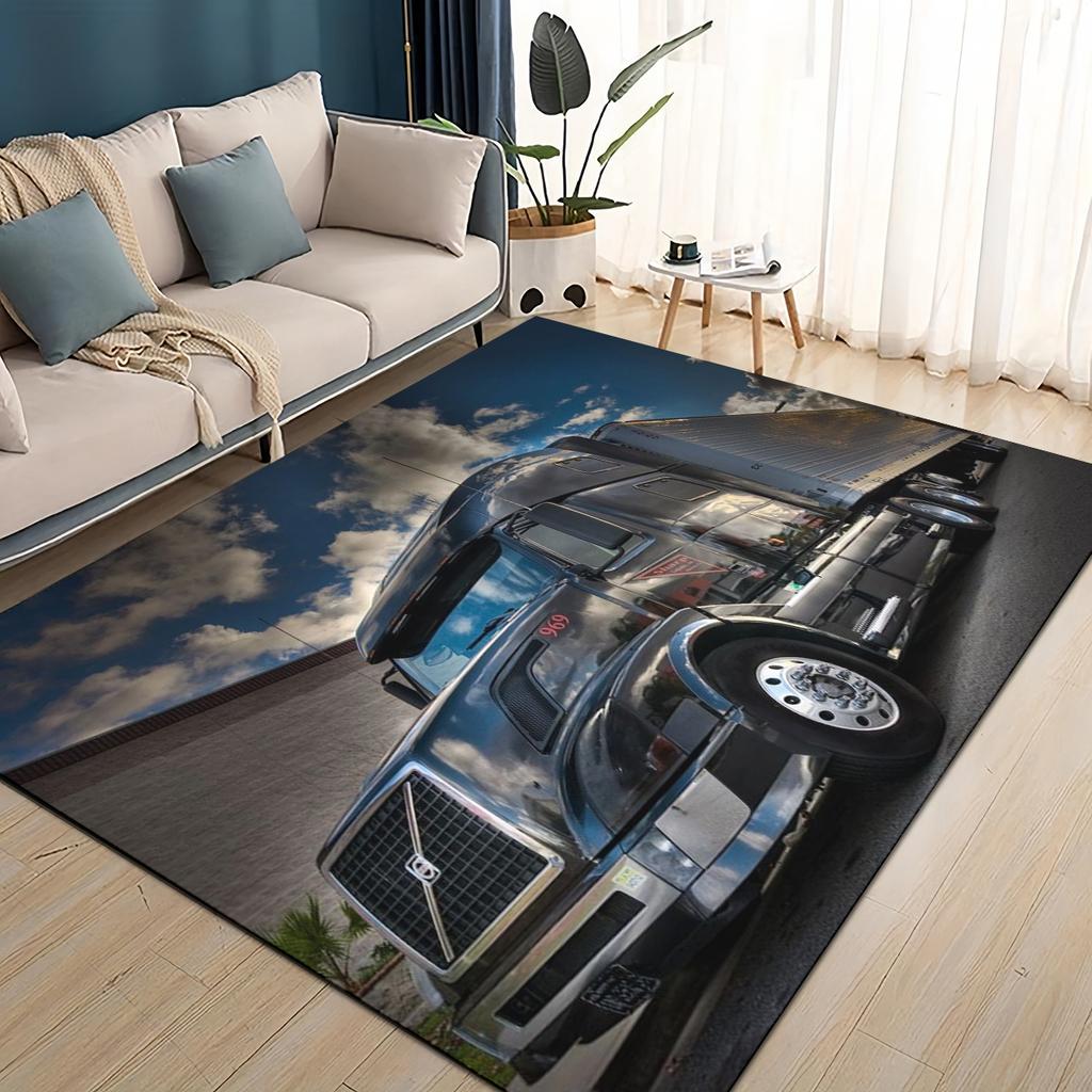 27 Style New Volvo Cargo Trucks Lorry Car Motorcycle Rug Carpet for Living Room Bedroom Home Decor,kid Non-slip for Sofa Doormat