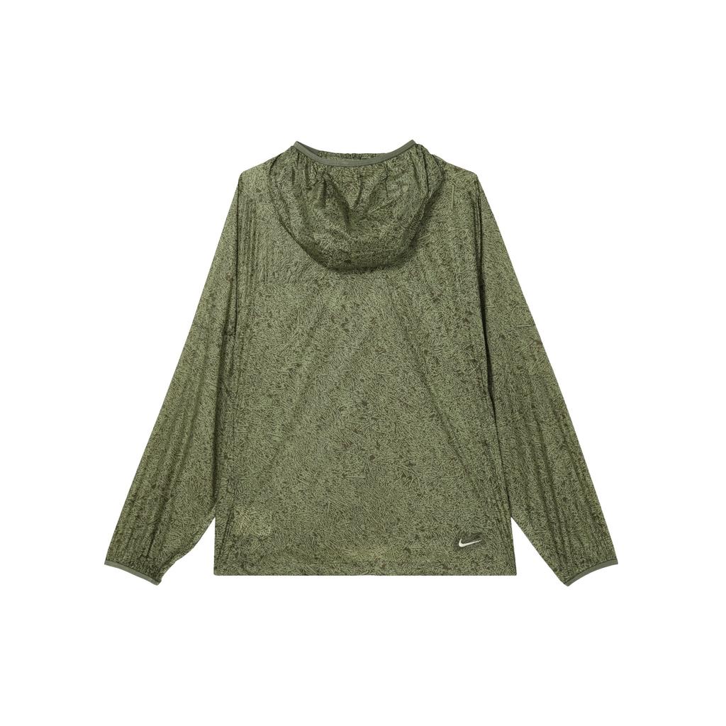 Nike Casual Camouflage Print Long Sleeve Jacket Men Outerwear Khaki DO6269-334