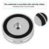 Aluminum Alloy Audio Amplifier Feet Pad Speaker HIFI Isolation Damper Pad (Silver)