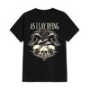 Camiseta de Moda de Manga Corta de Verano de la Banda As I Lay Dying Lujo Casual Vintage Adecuada para Hombres y Mujeres