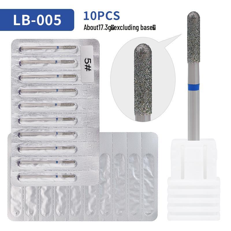 

Набор из 10 алмазных шлифовальных головок из алюминиевой фольги - Индивидуальная упаковка для предварительной обработки 10-piece set aluminum foil diamond grinding heads