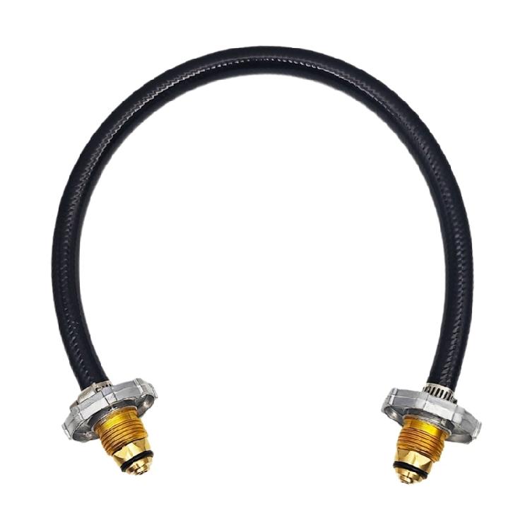 Raccord de remplissage mutuel de bouteilles de gaz liquéfié Raccords de pont de remplissage pour réservoirs de gaz liquéfié Tuyau en caoutchouc Connecteur de gonflage Facile à utiliser