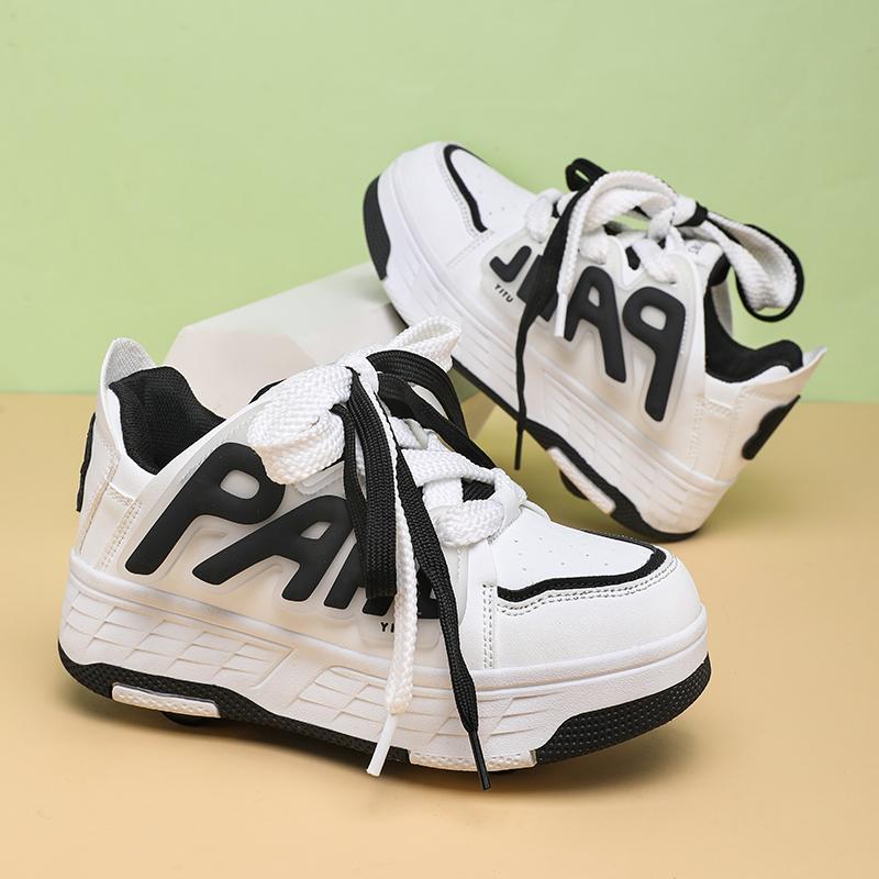 31-40 Children's Four-wheel Sports Boots Roller Skating Can Hide Sports Shoes Walking Shoes Children's Sports Shoes Walking Shoes