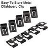 Dashboard Clip Set 20Pcs Trim Metal Universal Easy Installation Dash Front Console Retainer Clamp Replacement Car Accessories Hood And Fender