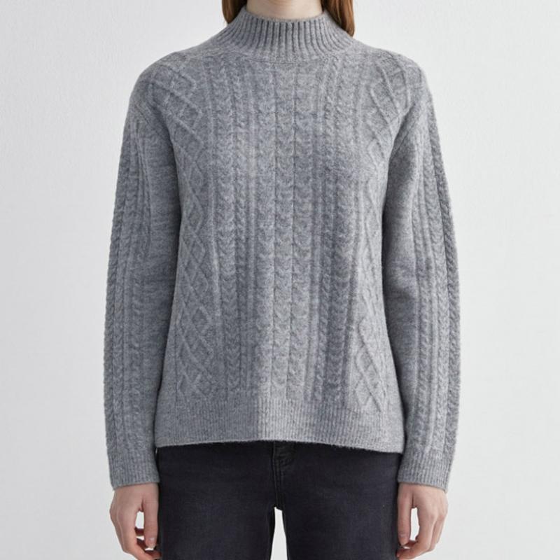  She S miSS  Cable Mock Neck Knit SSkpoo42060 Mg