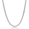6mm Zircon Cuban Link Necklace & Bracelet: European/American Hip Hop Jewelry