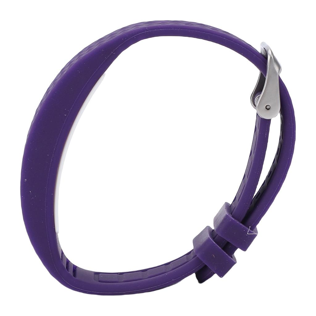 Vibrating Alarm Reminder USB Charging Watch LED Fitness   for Cal Fit Sleep Purple