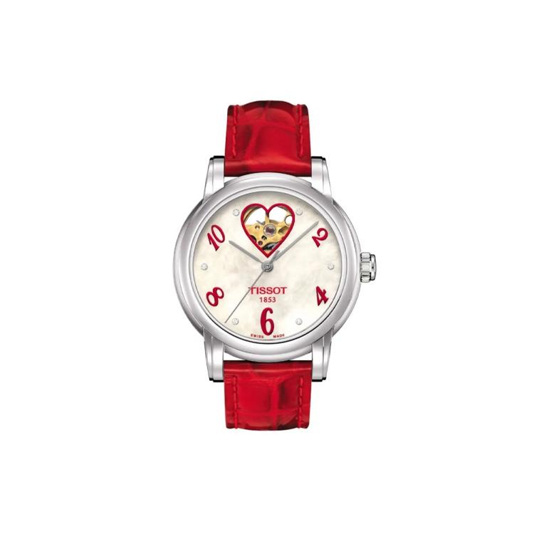 

TISSOT Модная коллекция Автоматический механический механизм Водонепроницаемость 30 м Женские часы 35 мм Белый циферблат T050.207.16.116.02 White Dial