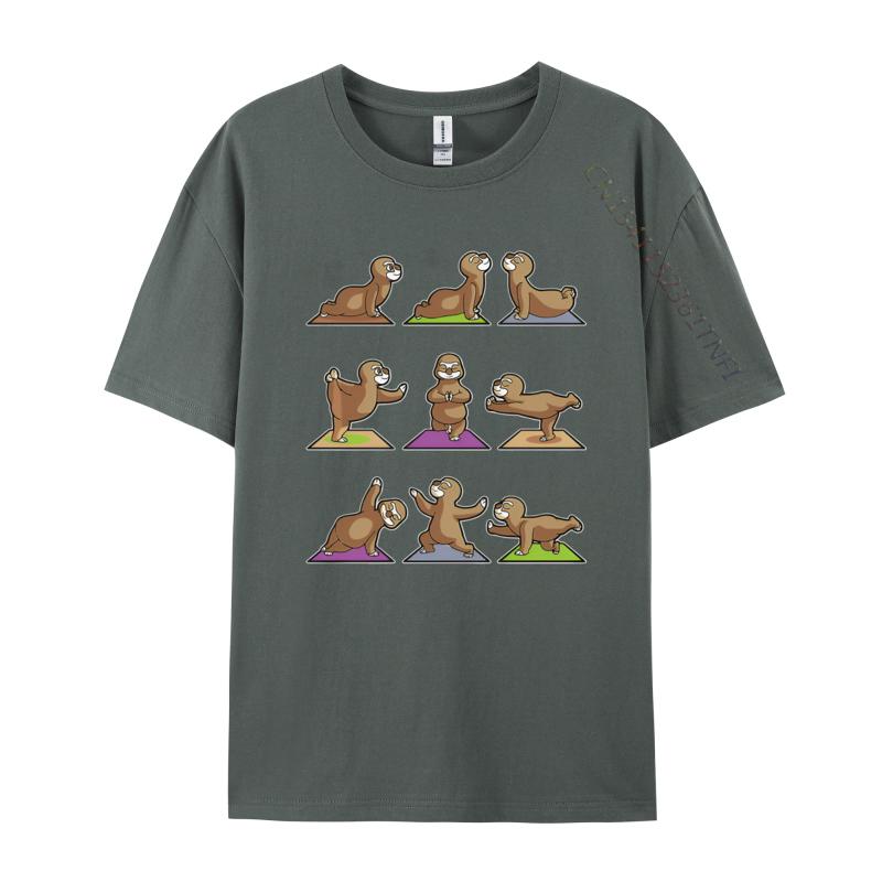 Sloth Sloth Yoga Poses Sports Gymnast Tshirt Mens Designer Clothes Cotton T Shirt Men TShirt Sports T Shirt Men