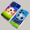 Football Field Soccer Ball Phone Case For Xiaomi Redmi 14C 13C 12C 10C Cover for Redmi Note 14 13 11 10 9 8 Pro Plus Clear Funda