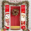 Christmas Door Decoration 2026 Merry Christmas Banner Decor for Home Hanging Xmas Ornament Navidad Happy New Year Gift 2026