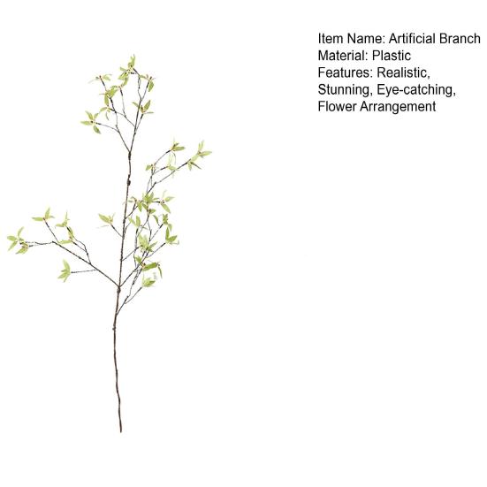 Artificial Butterfly Branches Simulation Greenery Stems with Leaves Fake Floral Arrangement for Vase Filling Home Office Party Decoration