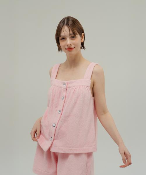 

[Heyday Mood] Terry Modal Tank Top & Shorts [Shipped from Korea] 100% Authentic One Size