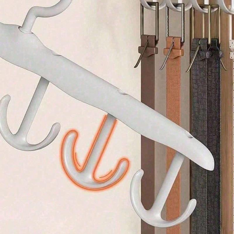 1pc 12 Hook Rotatable Hook Hanger, Underwear Sling Saves Space, Wave Drying Hanger, Multi-Functional Hanger