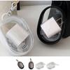 Clear Storage Box with Keychain – 1PCS Portable Small Organizer Bag for Headphones, Charging Cables, Jewelry & Accessories