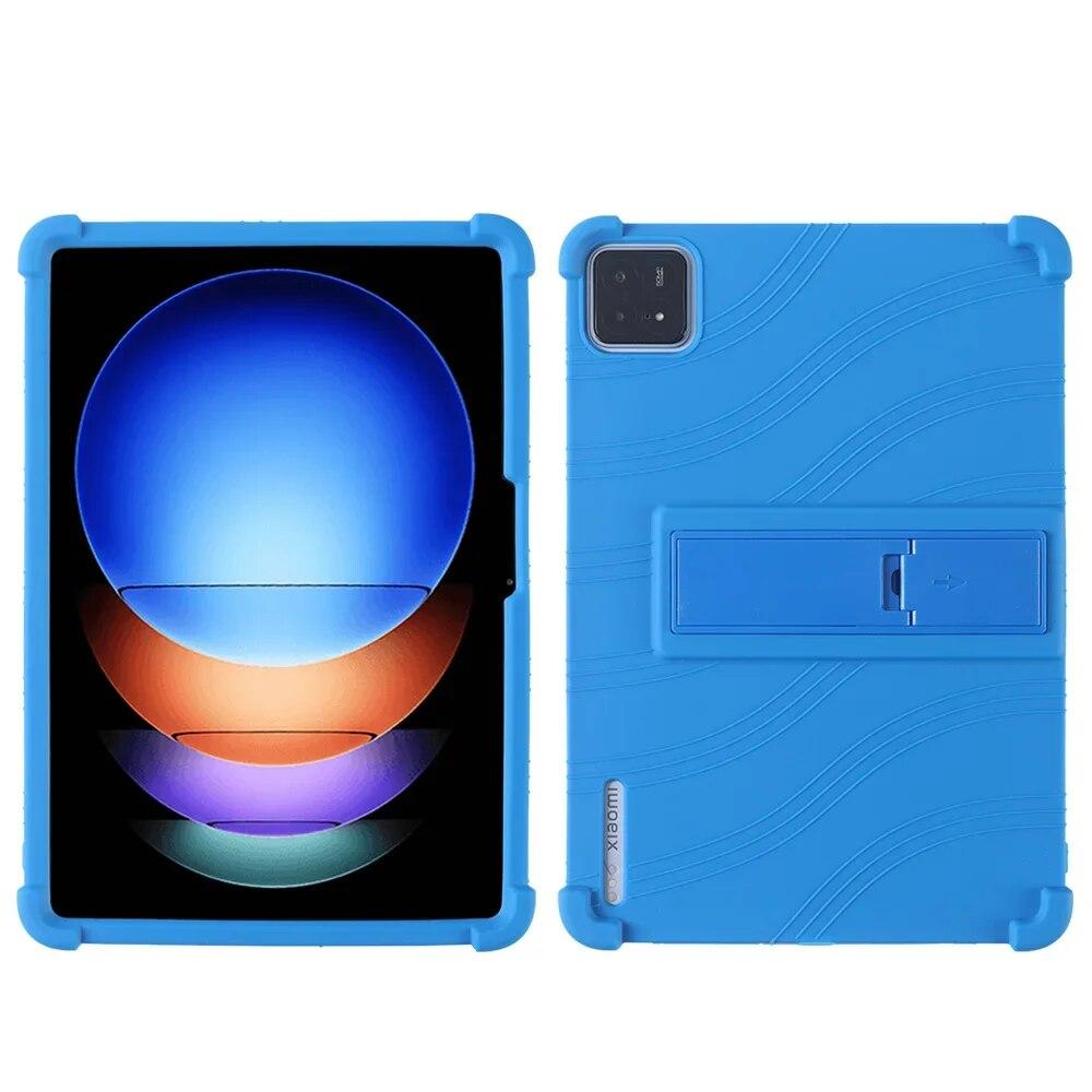 For Xiaomi Mi Pad 6S Pro 12.4 Case Tablet Shockproof Tablet Cases Cover Teclast Soft Silicon Stand Protective Shell