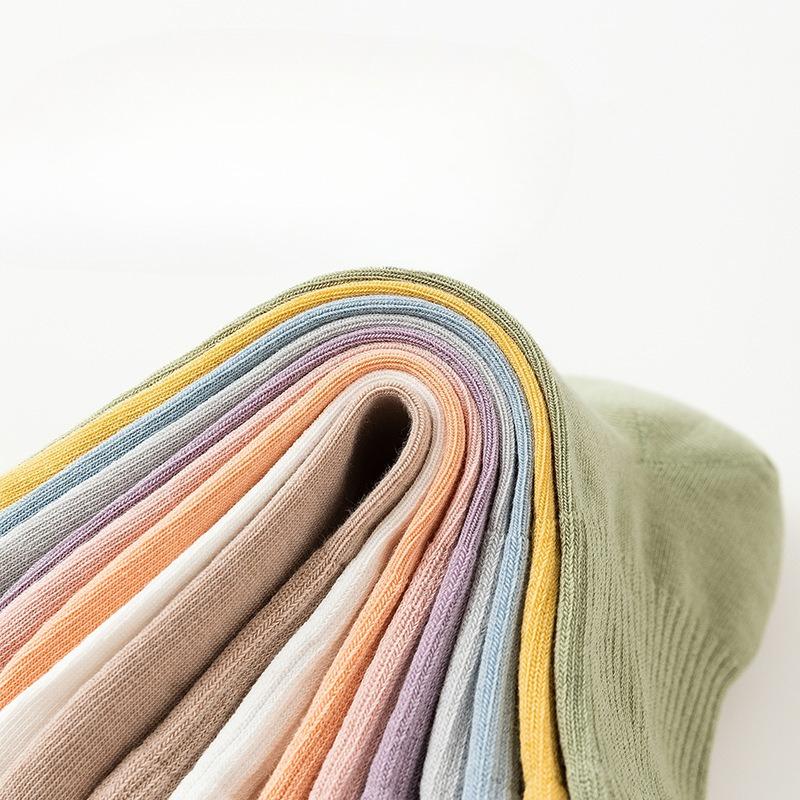 Pure Cotton Women's Mid-calf Socks for Autumn and Winter, All-cotton Boneless Sweat-absorbing Sports Cotton Socks for Women In Autumn