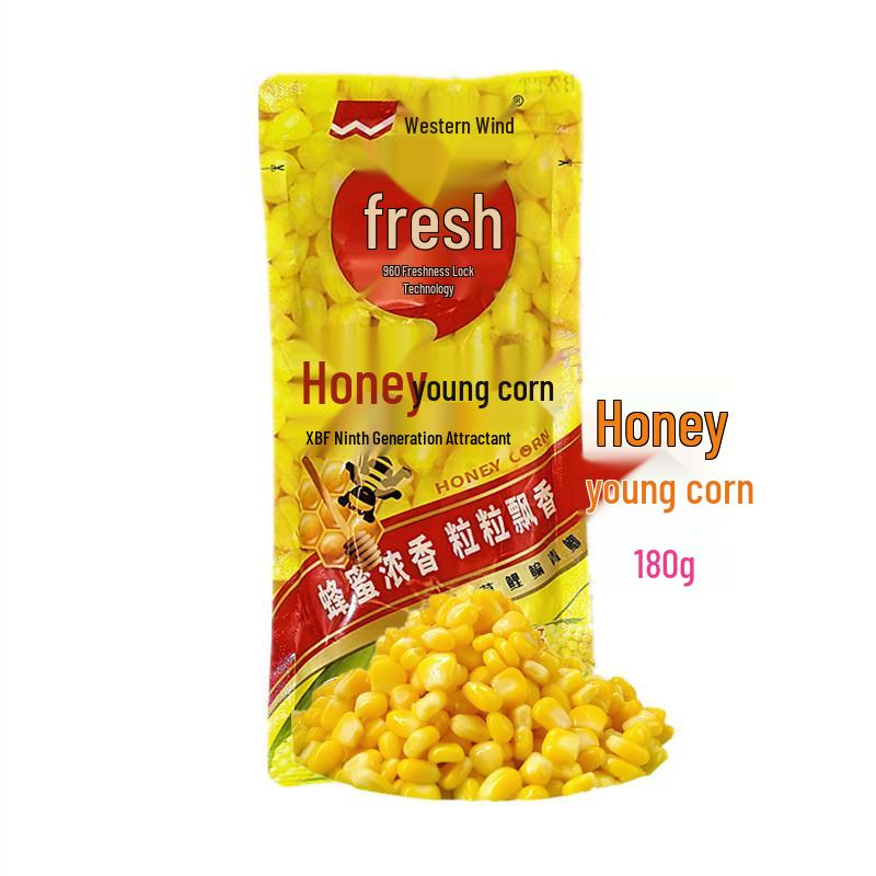 2025 Western-Style Honey Tender Corn & Fruit Acid Crucian Carp and Grass Carp Fishing Bait