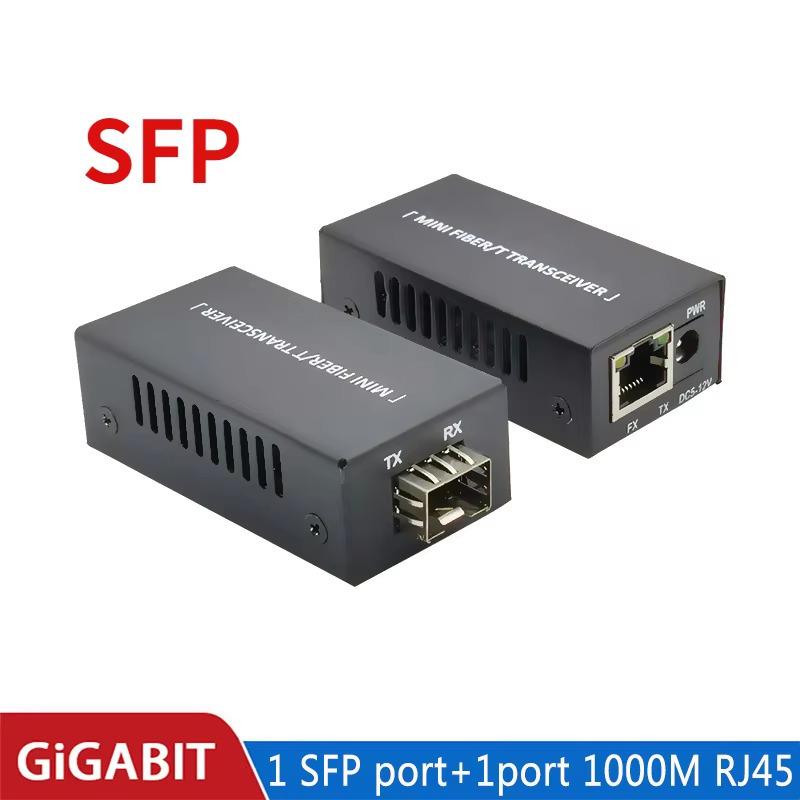 Mini Gigabit LC/SC SFP Fiber Optic Transceiver PCBA (1 Optical, 1 Electrical)