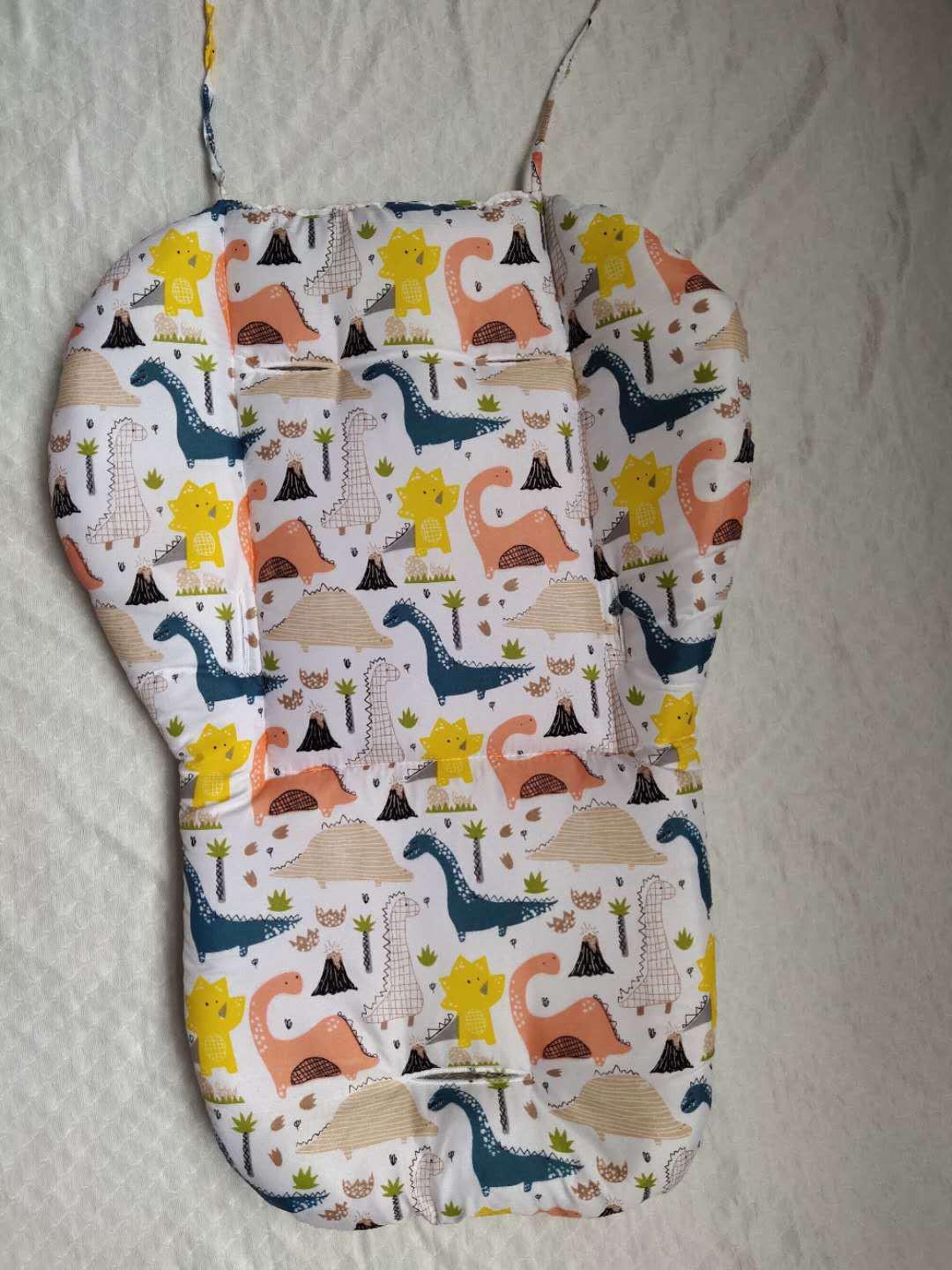 

Утолщенный теплый хлопковый вкладыш для детской коляски и стульчика для кормления.