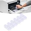 Ink Damper Replacement, Standard Size Inkjet Head Dampers PP Material Easy Installation with High Accuracy Filter for XP600 Printers(white)