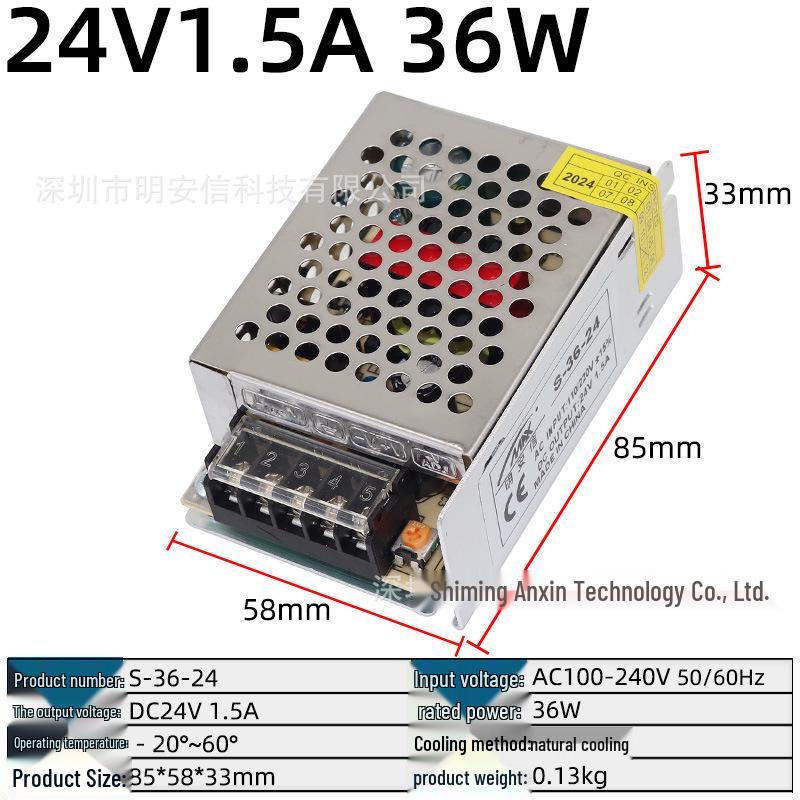 220V to Multi-Voltage Switching Power Supply for LED Strips and Monitors (5V, 12V, 24V, 36V, 48V; 5A-30A)