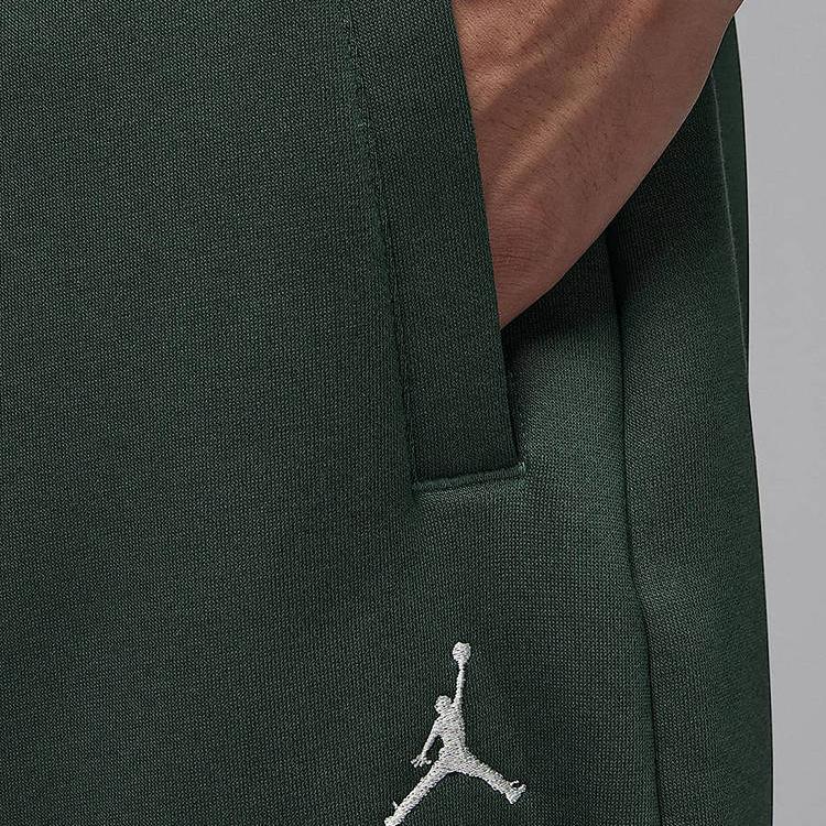 Jordan Casual Simple Comfortable Lace-Up Knitted Sports Pants Men Bottoms Midnight-Green Sail IB7239-316