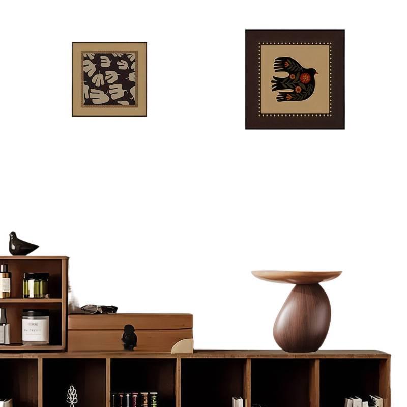 Soft Chinese Style Entryway Tray: Living Room Sideboard Console Table for Key and Ornament Storage