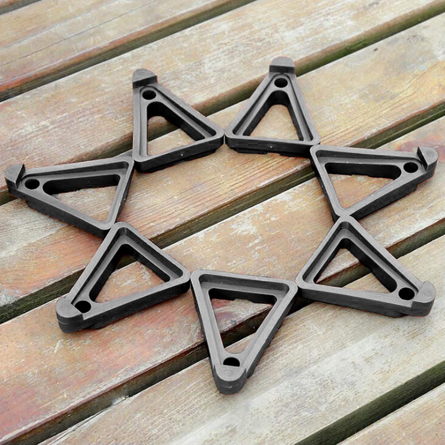 

Подставки для горшков RESOYE, 12 шт., черные ножки для цветочных горшков, подставки для растений, невидимая подставка для цветочных горшков, подставка для горшечных растений для