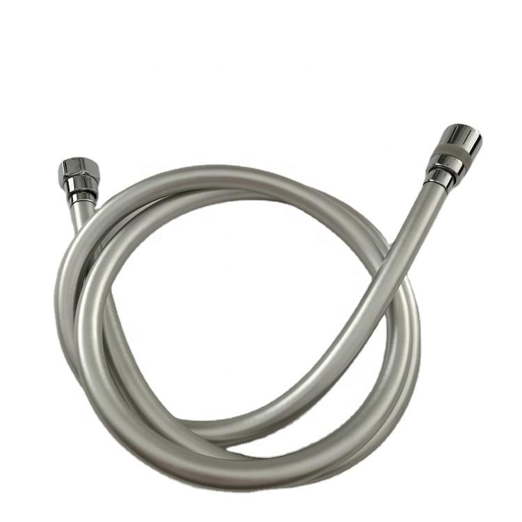 Shower Hose PVC Anti-twist Silver Grey PVC Shower Hose Handheld Shower Head Hose Flexible PVC for Bathroom Tube (silver grey,Customized) серебряный серый
