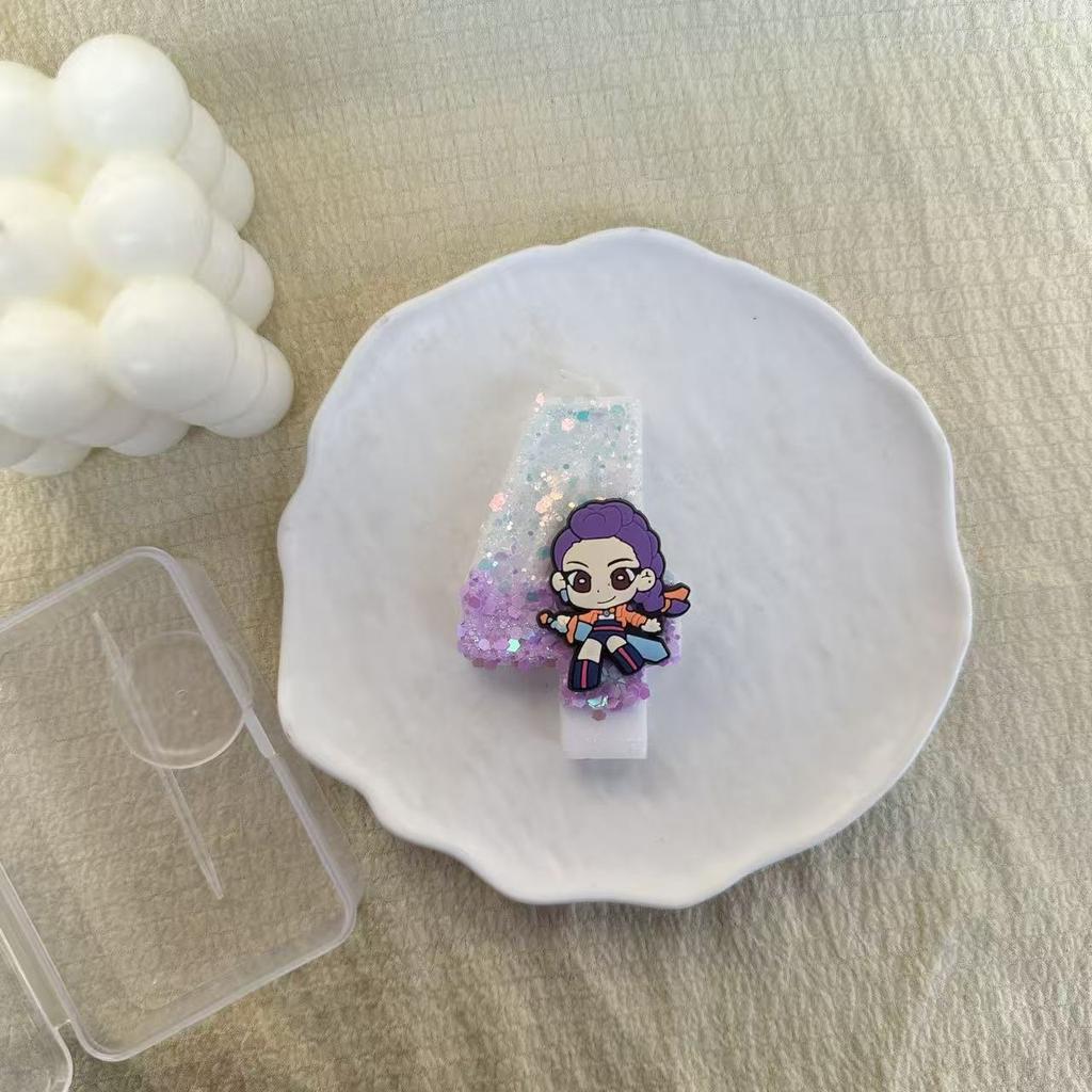 KPOP Hunting Demon Theme Creative Birthday Candles 1/9 Children's Birthday Party DIY Creative Birthday Candles