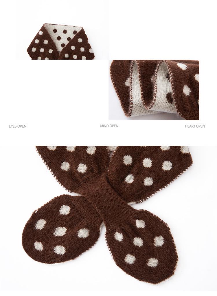 Children's Cute Warm Cashmere Scarf - 100% Pure Knitted Wool