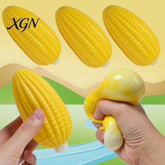 Simulated Corn Decompression Toy 1/2/3Pcs Stress Relief Fake Squeeze Anxiety Home Office Soft Stretchy Fidget Party Favors Portable Ball