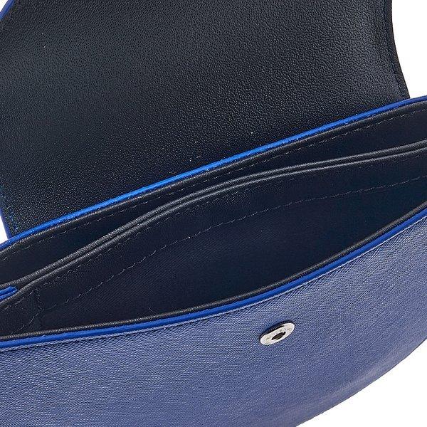 Vivienne WeStwood Vivienne WeStwood Women S Saffiano Half Moon Saddle croSS Bag 43030094 L001n K405