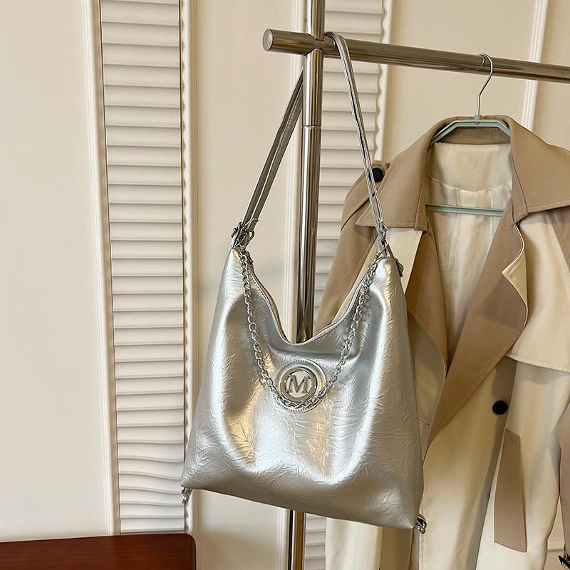 

Stylish Korean Fashion Backpack For Women In Black Brown Cream Burgundy Silver Colors Silver