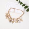 Retro Baroque imitation pearl conch shell female irregular bracelet personality exaggerated European and American style beach chain
