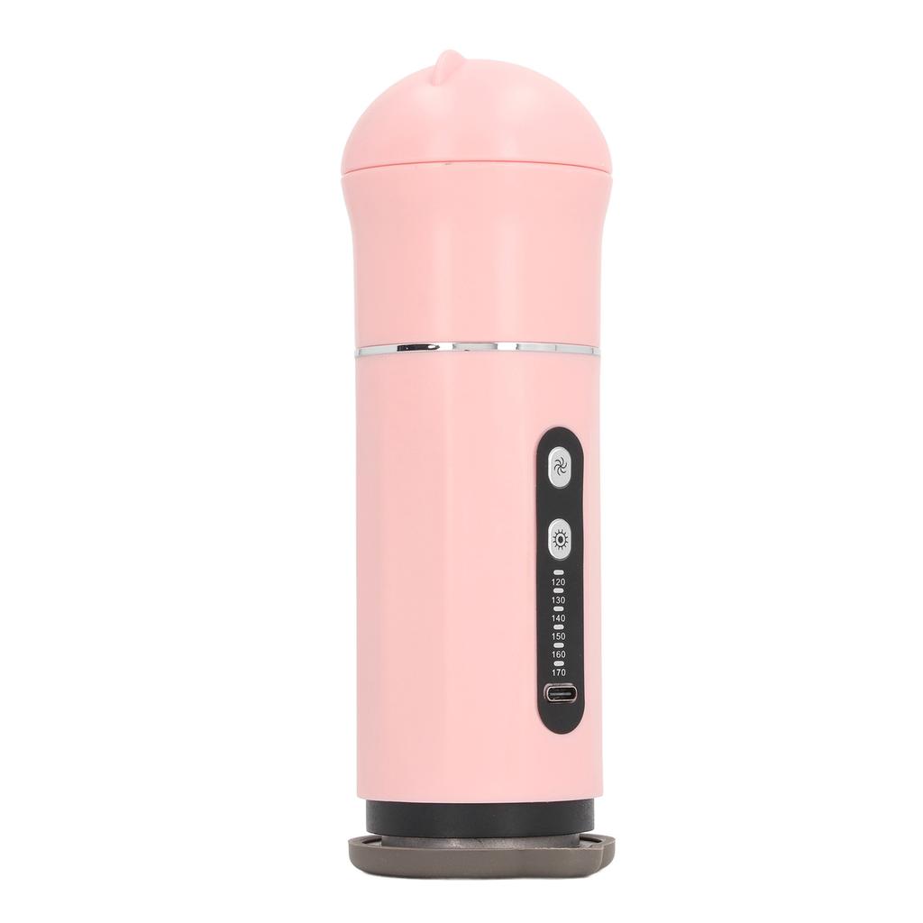 Fusselentferner Multifunktion Wiederaufladbar Handlich Elektrisch Tragbar Reise Kleidungsstück Dampfbügeleisen für Zuhause Rosa