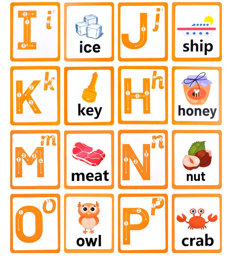 Montessori Sandpaper Letters & Numbers Wooden Educational Toys