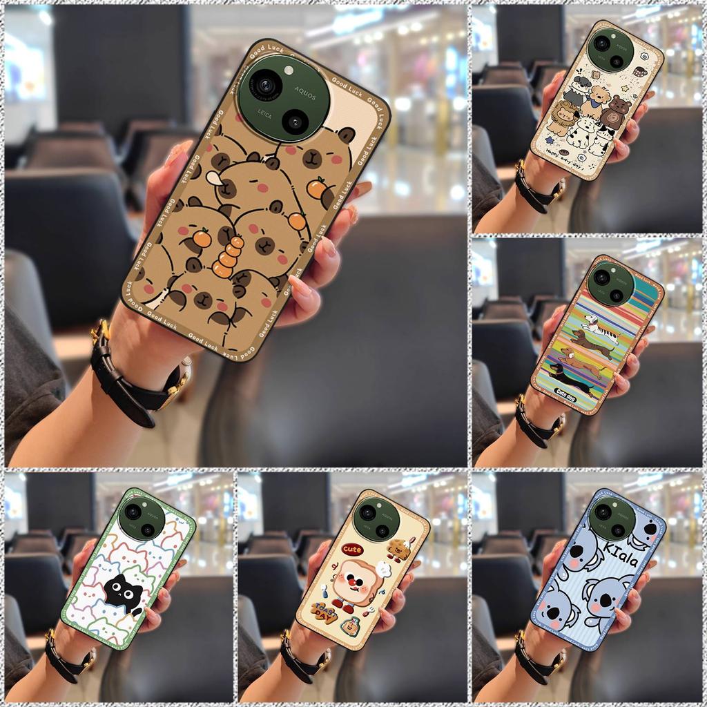 Wodoodporne etui TPU na telefon Sharp Aquos R9/SH-51E Saszetka na telefon Silikonowe Wstrząsoodporne Miękkie etui Ochronne Kreskówkowe Trwałe