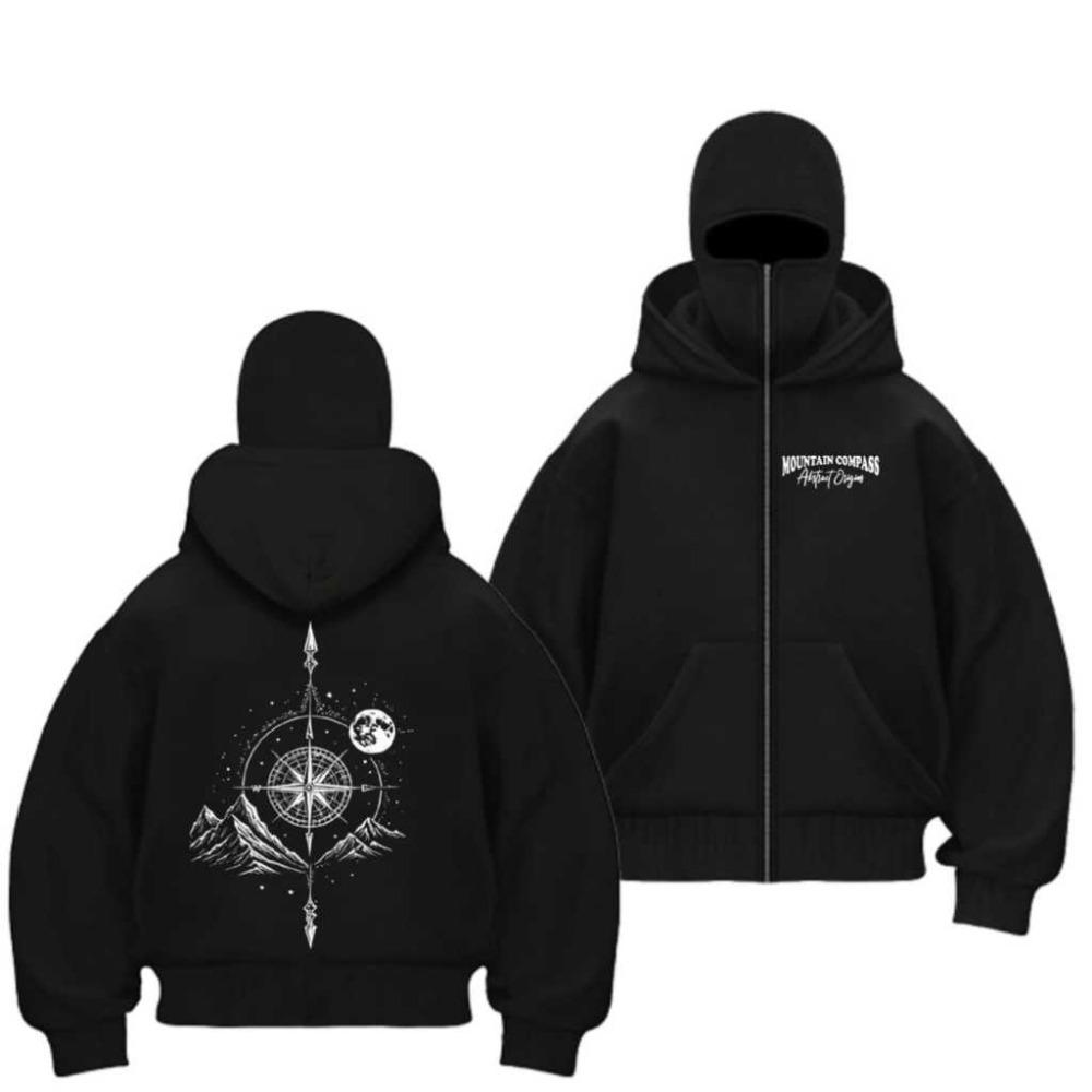 

Худі на блискавці Балаклава COMPASS / Куртка боксі Компас Чорна Дитяча та Доросла Найновіша та Найпопулярніша XL