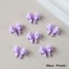 20/50Pcs Mixed Resin Double Layer Bowknot Nail Art Charms 3D Colorful Bow Nail Art Decorations Diy Manicure Parts Salon Supply