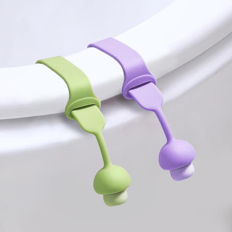 Cute Silicone Toilet Lid Handle, Non Dirty Hand Lift, Household Toilet Hygiene Lifting Tool