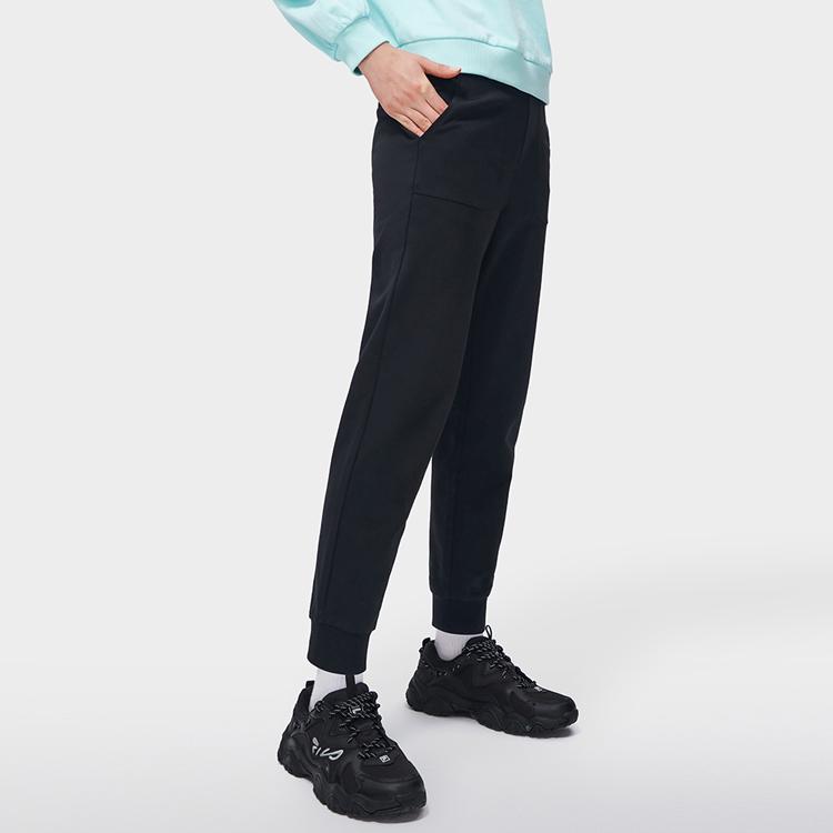 New FILA ORIGINALE Casual Pants Women's Jet Black F11W319605FBK