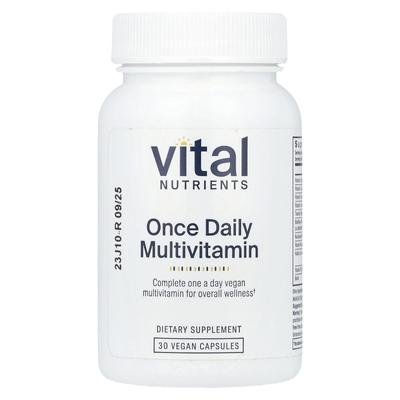 Multivitamin Once a Day, 30 Vegetable Capsules