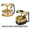 Antique Phone Wind-Up Music Box W/ Jewelry Drawers